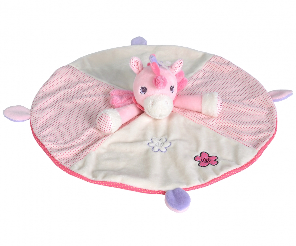 Nicotoy Doudou Licorne 39cm 3 assorti Nicotoy Marques be