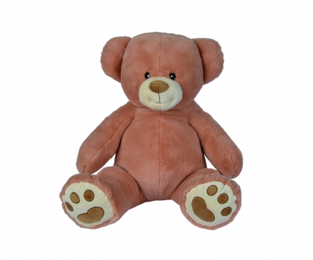 simba Nicotoy - ours classique en peluche recyclée, brun, 66cm