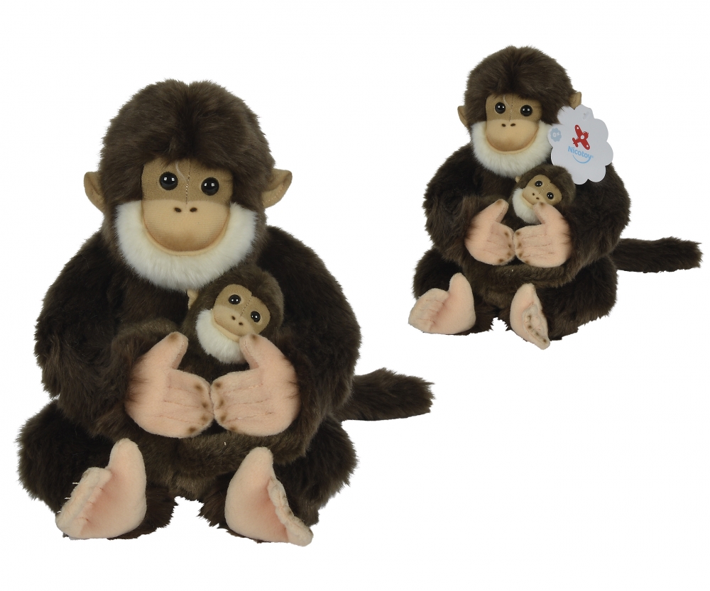 Nicotoy Peluche Singe Maman Bebe Assis 25cm Nicotoy Marques Www Simbatoys De Nicotoy Peluche Singe Maman Bebe Assis 25cm Nicotoy Marques Www Simbatoys De