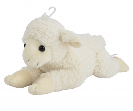 simba Nicotoy Peluche Agneau, Couché, 27cm, 2 assorti