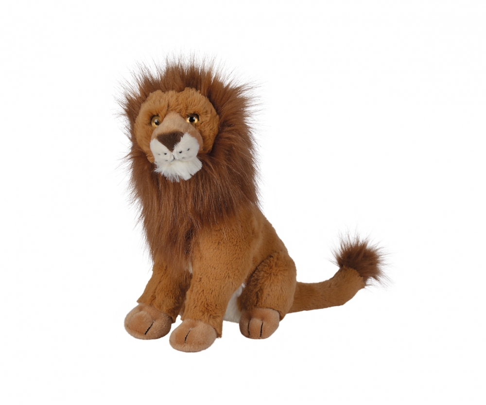 Peluche lion assis 27cm - Nicotoy - Marques 