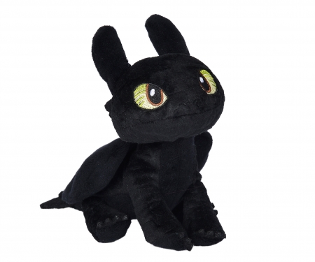 simba Universal Dragons Peluche Krokmou ou Furie Éclair, 25cm