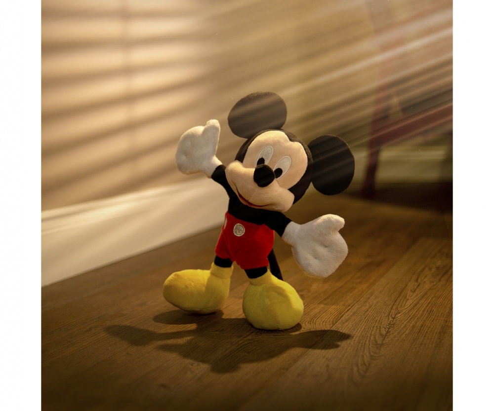 SIMBA Peluche Mickey Scintillant Disney 100ème Anniversaire 35 cm pas cher  