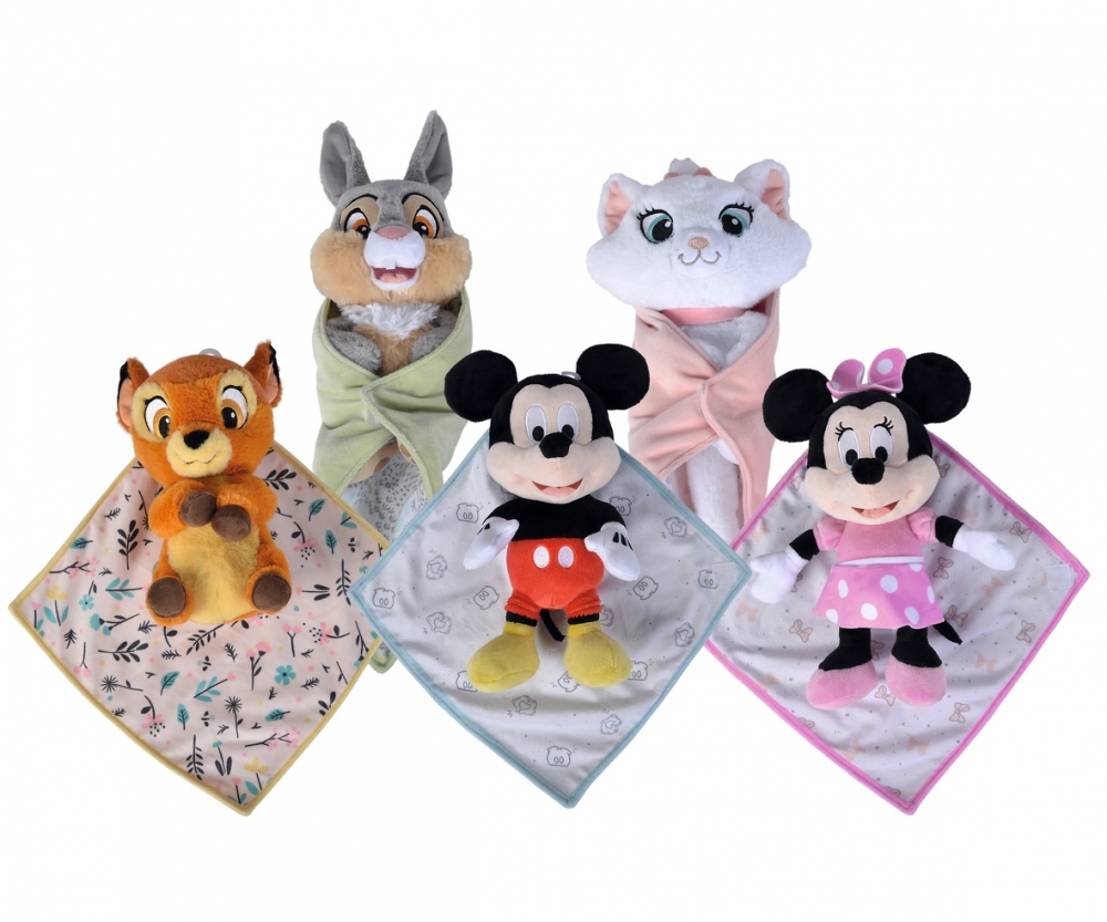 Disney - Blankee Refresh peluche dans une couverture 25cm, 5 assortis -  Disney - Marques 
