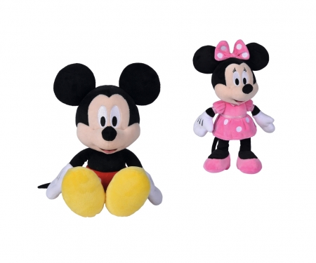 simba Disney - Mickey & Minnie Refresh Core 25cm, 2 assorti