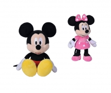 simba Disney - Mickey & Minnie Refresh Core 25cm, 2 assorti