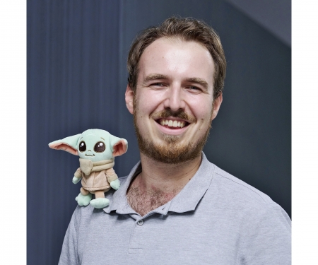 simba Grogu da spalla