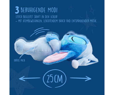 simba Disney Sleeping Stitch cm.31