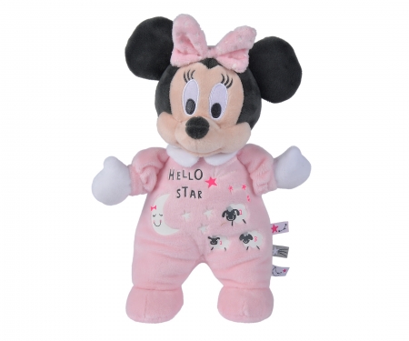 simba Disney Mickey & Vrienden - Pluche Minnie Starry Night "glow in the dark" 25cm