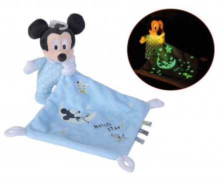 simba Disney Mickey & Vrienden - Snuffel Mickey Starry Night "glow in the dark"