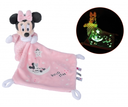 simba Disney Mickey & Amis  Doudou Minnie Nuit Étoilé "brille dans la nuit"