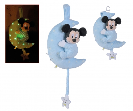 simba Disney Mickey & Vrienden - Mickey Musical Moon Starry Night "glow in the dark"