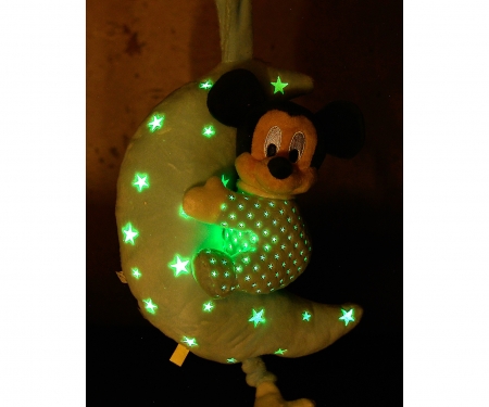 simba Disney Mickey & Vrienden - Mickey Musical Moon Starry Night "glow in the dark"