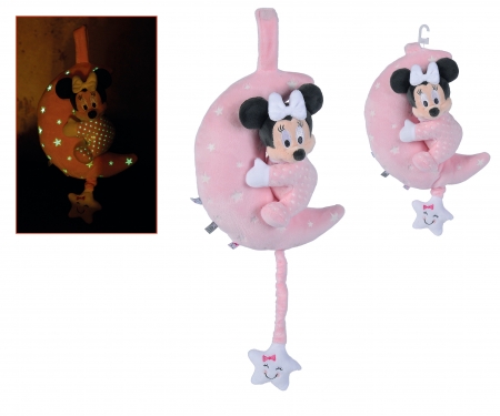 simba Disney Mickey & Vrienden - Minnie Musical Moon Starry Night "glow in the dark"