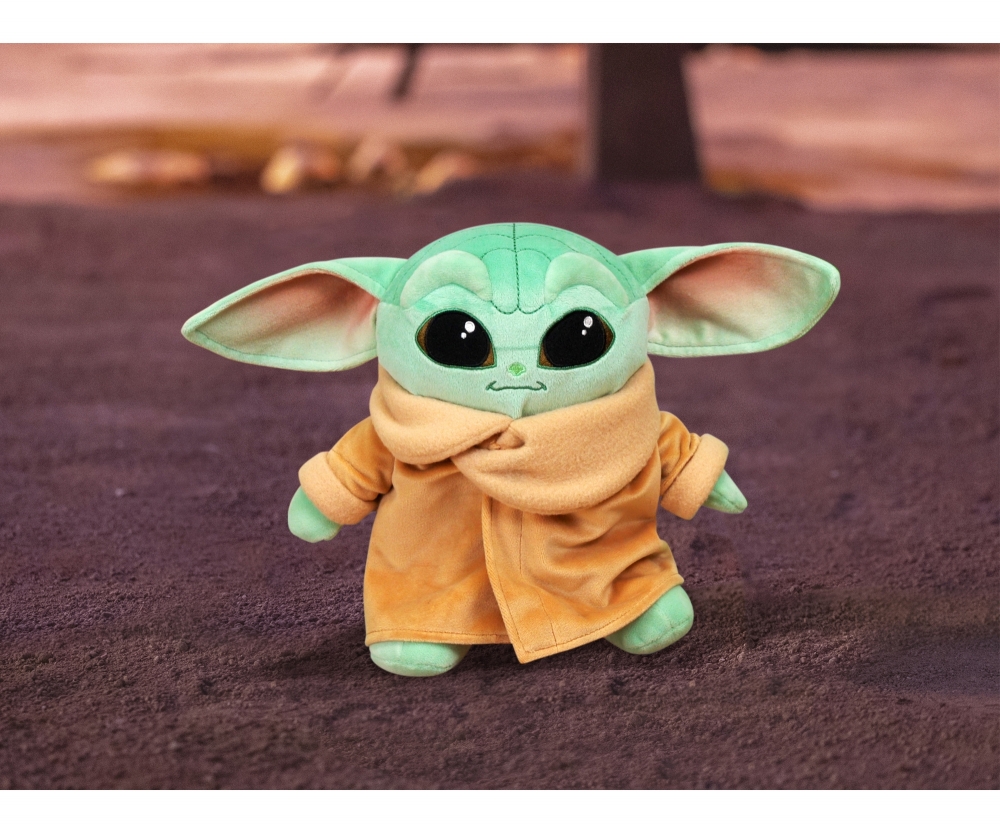 Simba - Baby Yoda - Peluche Grogu de 28cm, The Mandalorian, Licencia Disney  ㅤ, Figuras