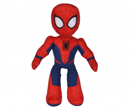 simba Disney Marvel  Peluche Avengers, SpiderMan débout, 25cm