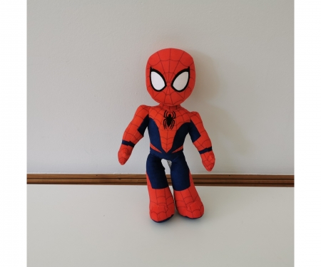 simba Disney Marvel  Peluche Avengers, SpiderMan débout, 25cm