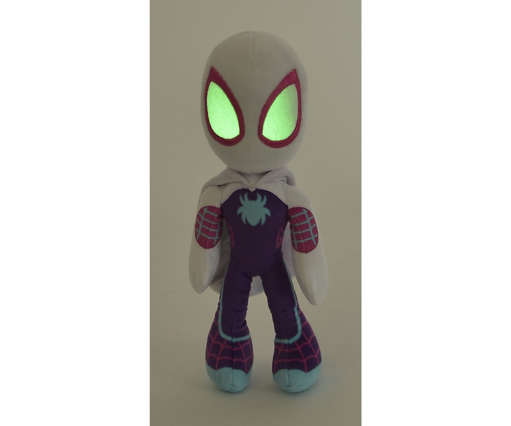 Marvel - Peluche Glow In The Dark Eyes Spider-Man 25 cm - Peluches