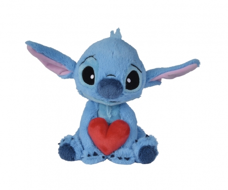 simba Disney Stitch avec coeur 25cm