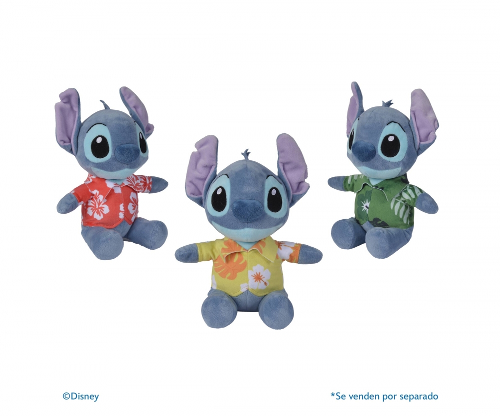 Disney Stitch Hawaii 3-fach sortiert - Plüschtier - 28 cm