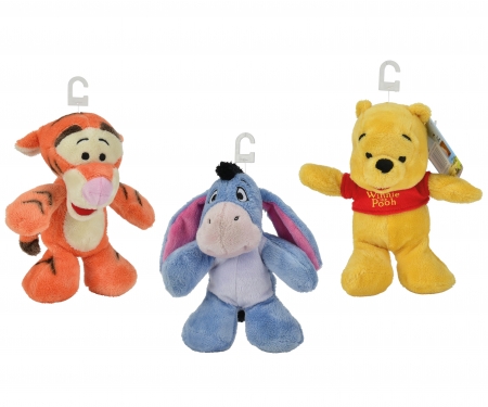simba Disney Winnie l'Ourson  Peluche Flopsies, 20cm, 3 assortis