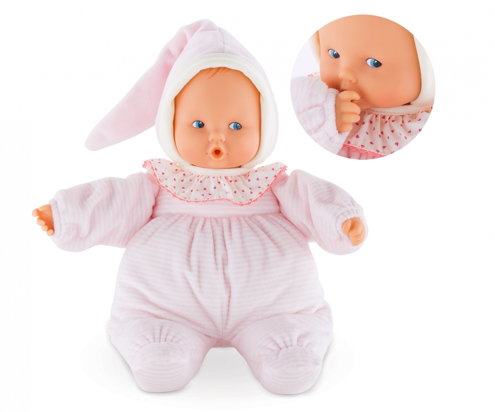 Corolle Babipouce rose rayé 28cm - Corolle - Marques - www.simbatoys.de
