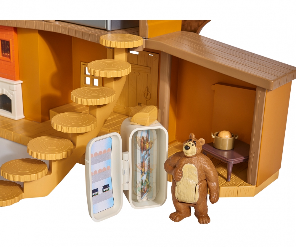 Playset Gran Casa del Oso con 2 figuras y accesorios Masha y el oso Heroes y estrellas Tematicas es.simbatoys