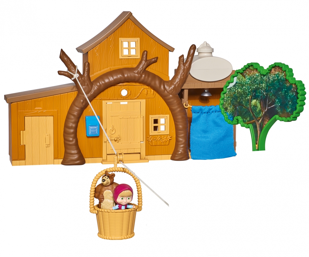 Playset Gran Casa del Oso con 2 figuras y accesorios Masha y el oso Heroes y estrellas Tematicas es.simbatoys