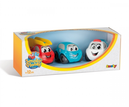 smoby VP 3 VEHICLES IN GIFT BOX