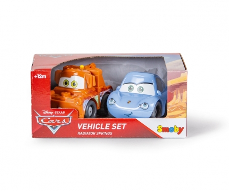 smoby VP CARS 2 VEHICLES IN GIFT BOX