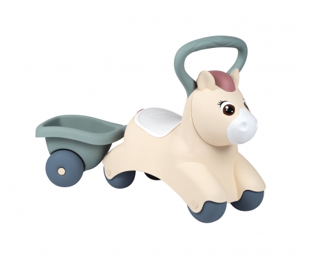 Little Smoby Odrážedlo poník s vozíkem smoby Little Smoby Odrážedlo poník s vozíkem