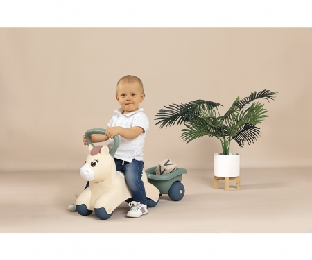 Little Smoby Odrážedlo poník s vozíkem smoby Little Smoby Odrážedlo poník s vozíkem