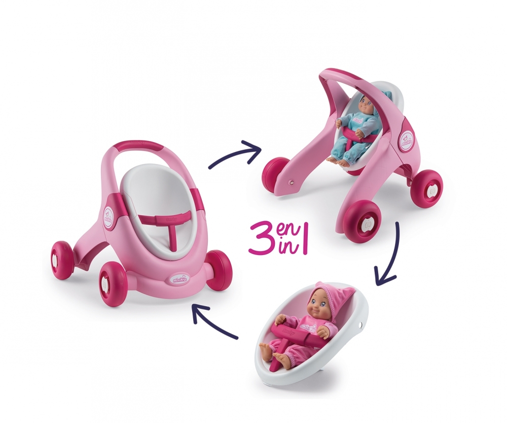Minikiss Baby Walker 3 En 1 Minikiss Accessoires De Poupees Produits Www Smoby Com Minikiss Baby Walker 3 En 1 Minikiss Accessoires De Poupees Produits Www Smoby Com