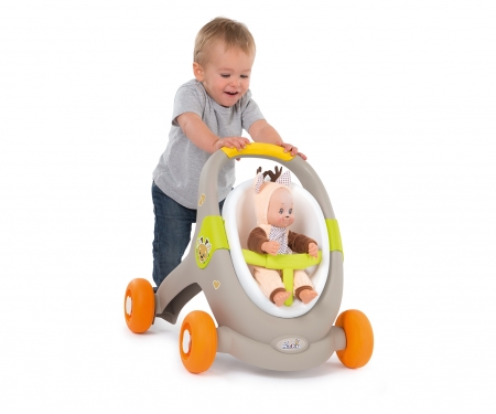 smoby MINIKISS 3 IN 1 ANIMAL BABY WALKER
