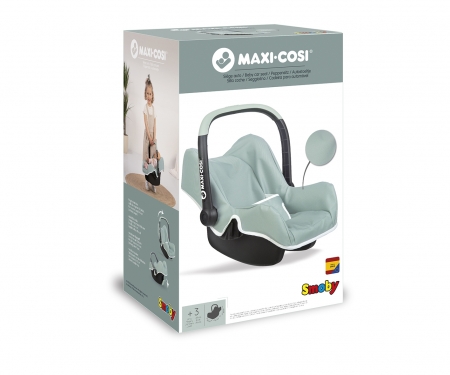 Autosedačka Maxi Cosi zelenošedá pro panenky smoby Autosedačka Maxi Cosi zelenošedá pro panenky