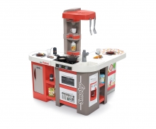 smoby Kuchyňka Studio Tefal XXL Bubble červeno-bílá elektronická