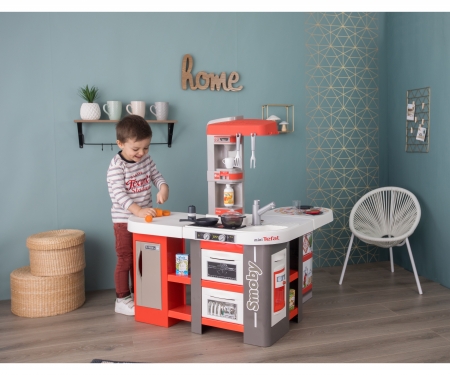 smoby Kuchyňka Studio Tefal XXL Bubble červeno-bílá elektronická