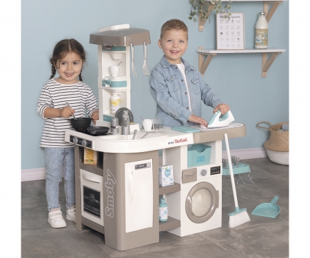 Kuchyňka Tefal s pračkou 2 v 1 smoby Kuchyňka Tefal s pračkou 2 v 1