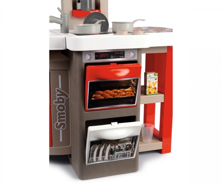 Kuchyňka Tefal skládací, červená smoby Kuchyňka Tefal skládací, červená