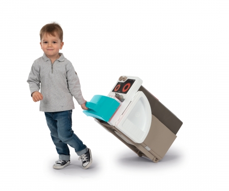 Kuchyňka Tefal Bubble skládací elektronická, modrá smoby Kuchyňka Tefal Bubble skládací elektronická, modrá