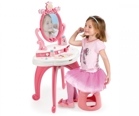 smoby DISNEY PRINCESS 2 IN 1 DRESSING TABLE