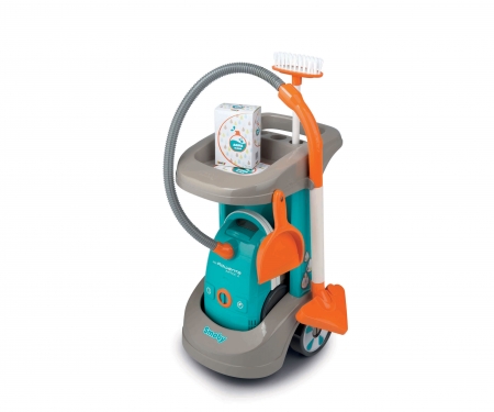 WÓZEK DO SPRZĄTANIA Z ODKURZACZEM ROWENTA smoby WÓZEK DO SPRZĄTANIA Z ODKURZACZEM ROWENTA