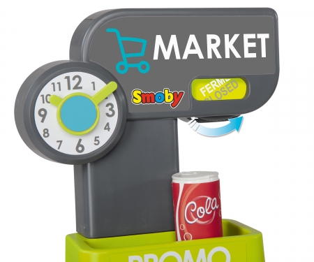 smoby Citymarket šedozelený