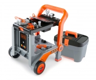smoby Black+Decker Carrello trio con valigetta attrezzi e accessori