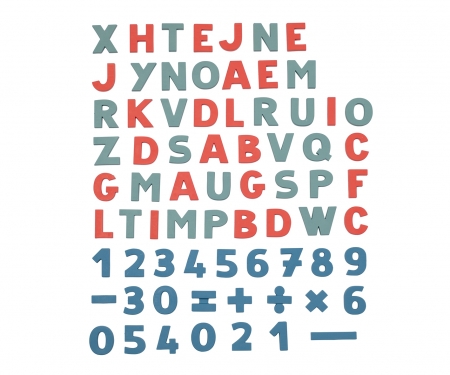 72 LETRAS Y NÚMEROS MAGNÉTICOS smoby 72 LETRAS Y NÚMEROS MAGNÉTICOS