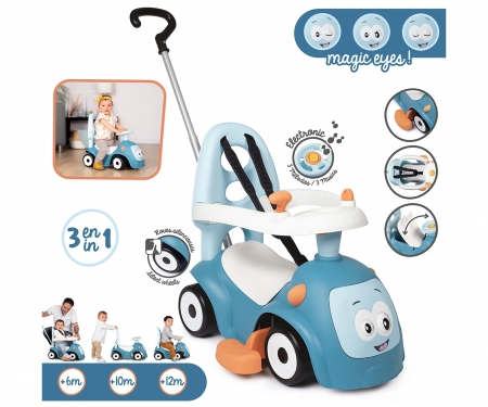 Odrážedlo Maestro 3v1 modré elektronické smoby Odrážedlo Maestro 3v1 modré elektronické