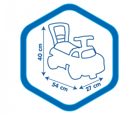 smoby Odrážedlo Auto modré Tlapková patrola