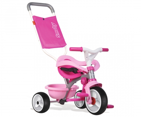 Rowerek trójkołowy BE MOVE KOMFORT różowy smoby Rowerek trójkołowy BE MOVE KOMFORT różowy