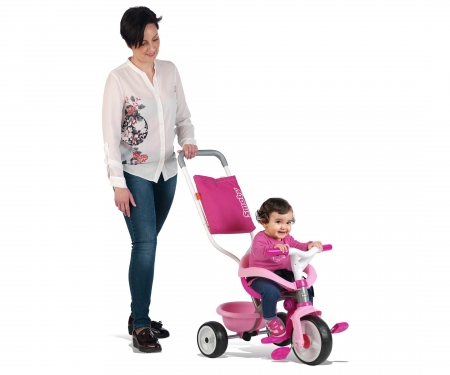 Rowerek trójkołowy BE MOVE KOMFORT różowy smoby Rowerek trójkołowy BE MOVE KOMFORT różowy