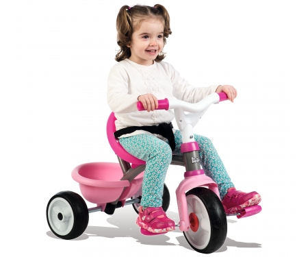 Rowerek trójkołowy BE MOVE KOMFORT różowy smoby Rowerek trójkołowy BE MOVE KOMFORT różowy